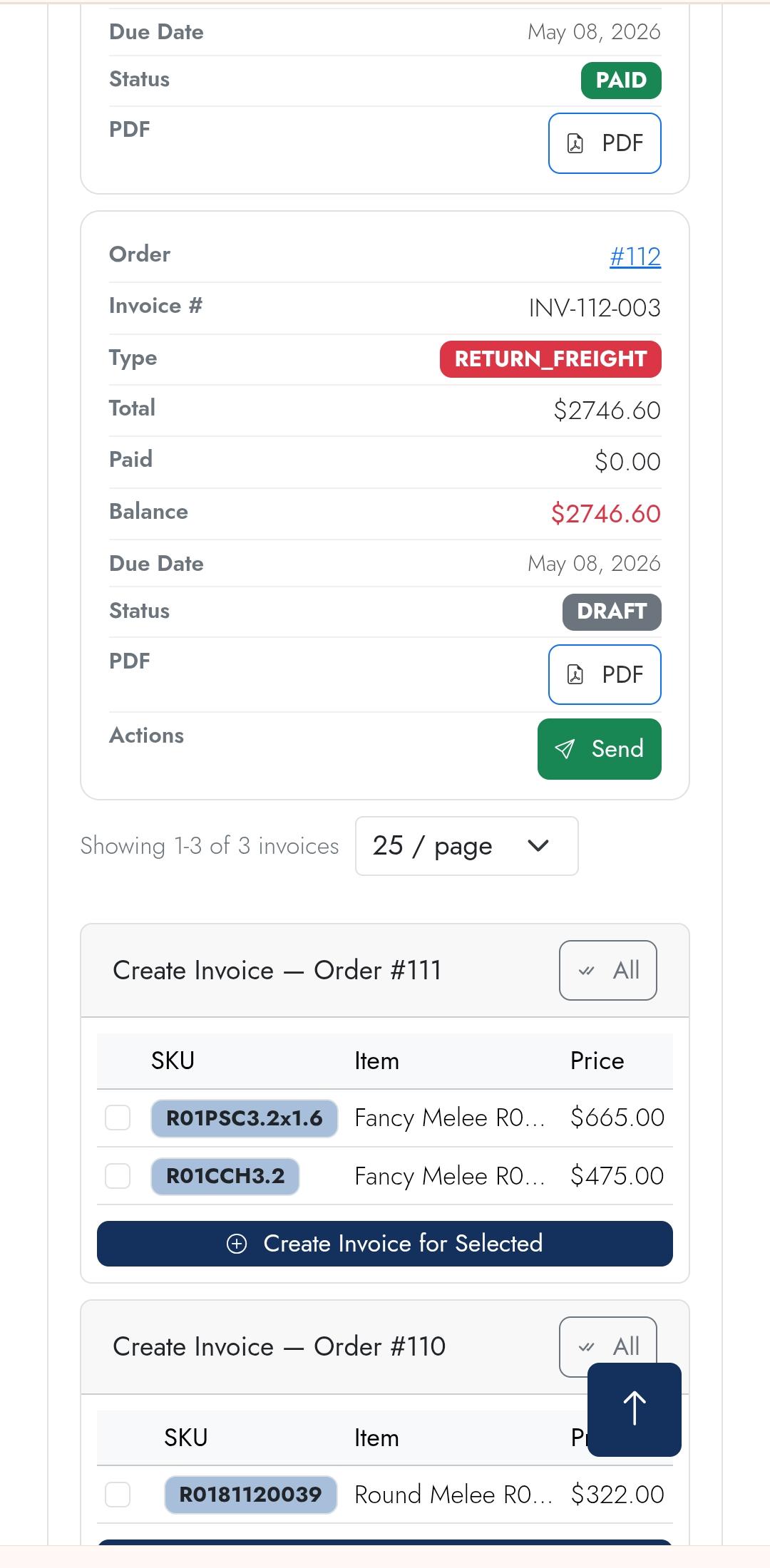 Return Invoice mobile 2